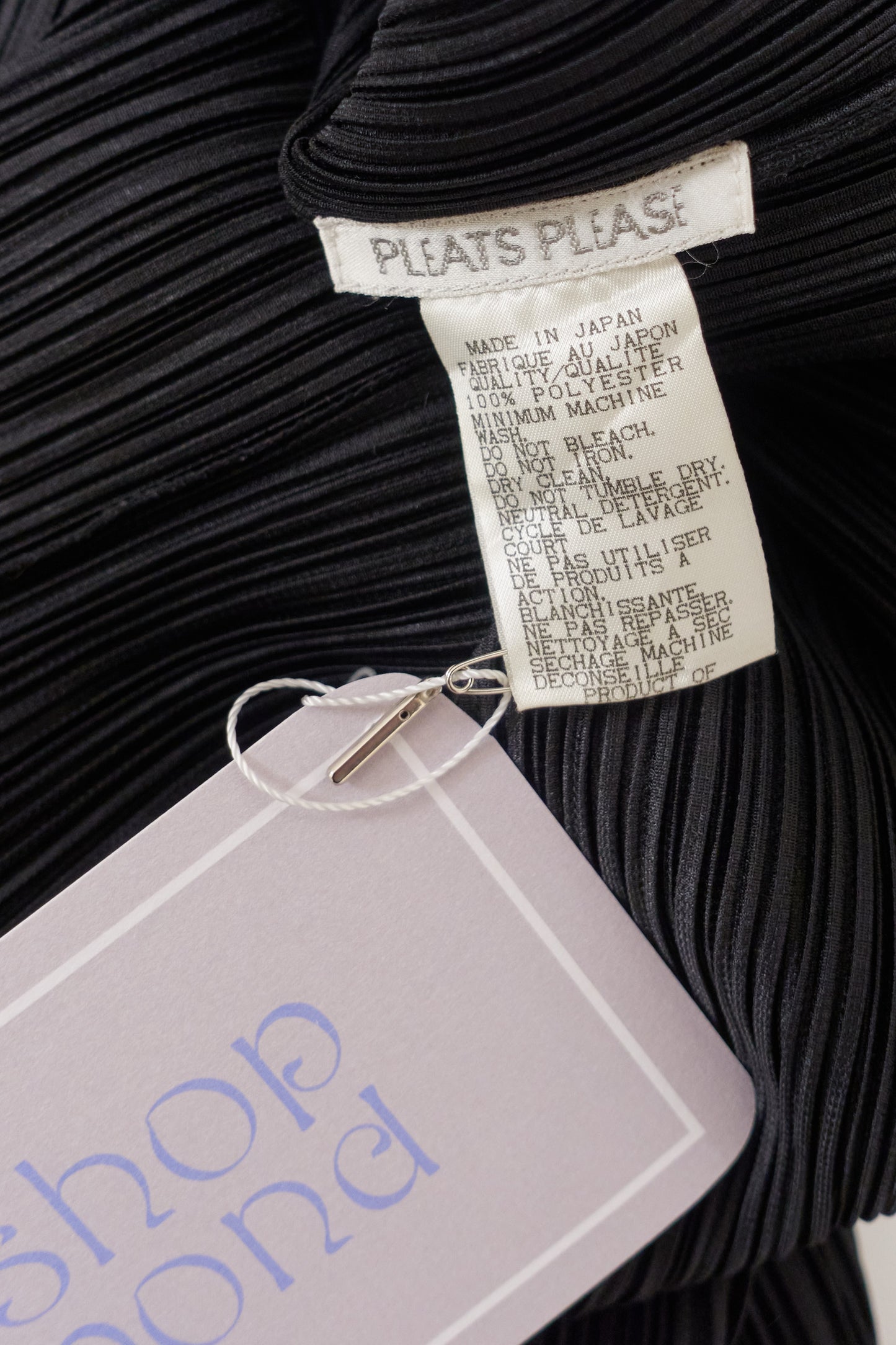 Issey Miyake Pleats Please cutout '1998' black pleated dress