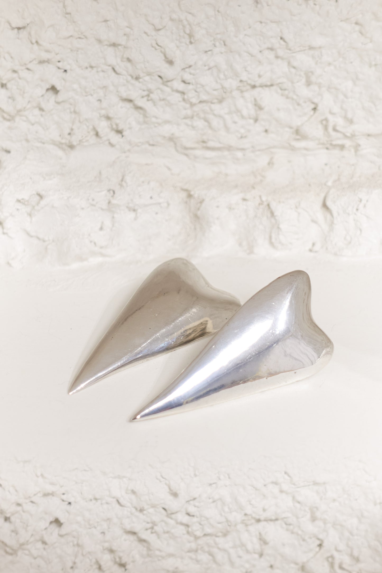 Vipère Erotique cast silver earrings