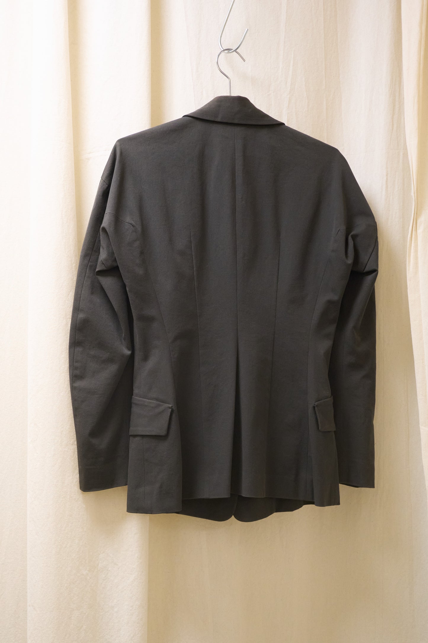 Issey Miyake 1998 cinched waist two button blazer