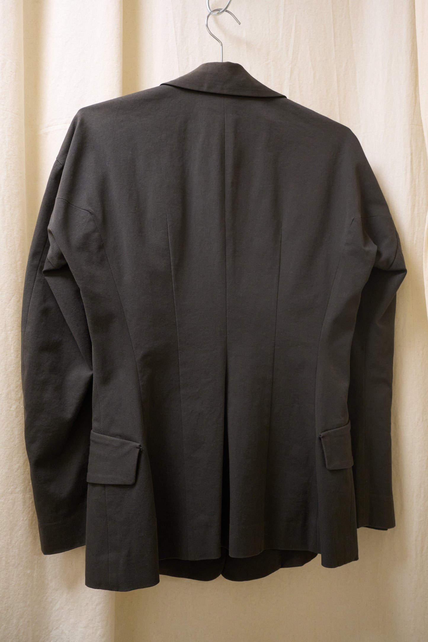Issey Miyake 1998 cinched waist two button blazer