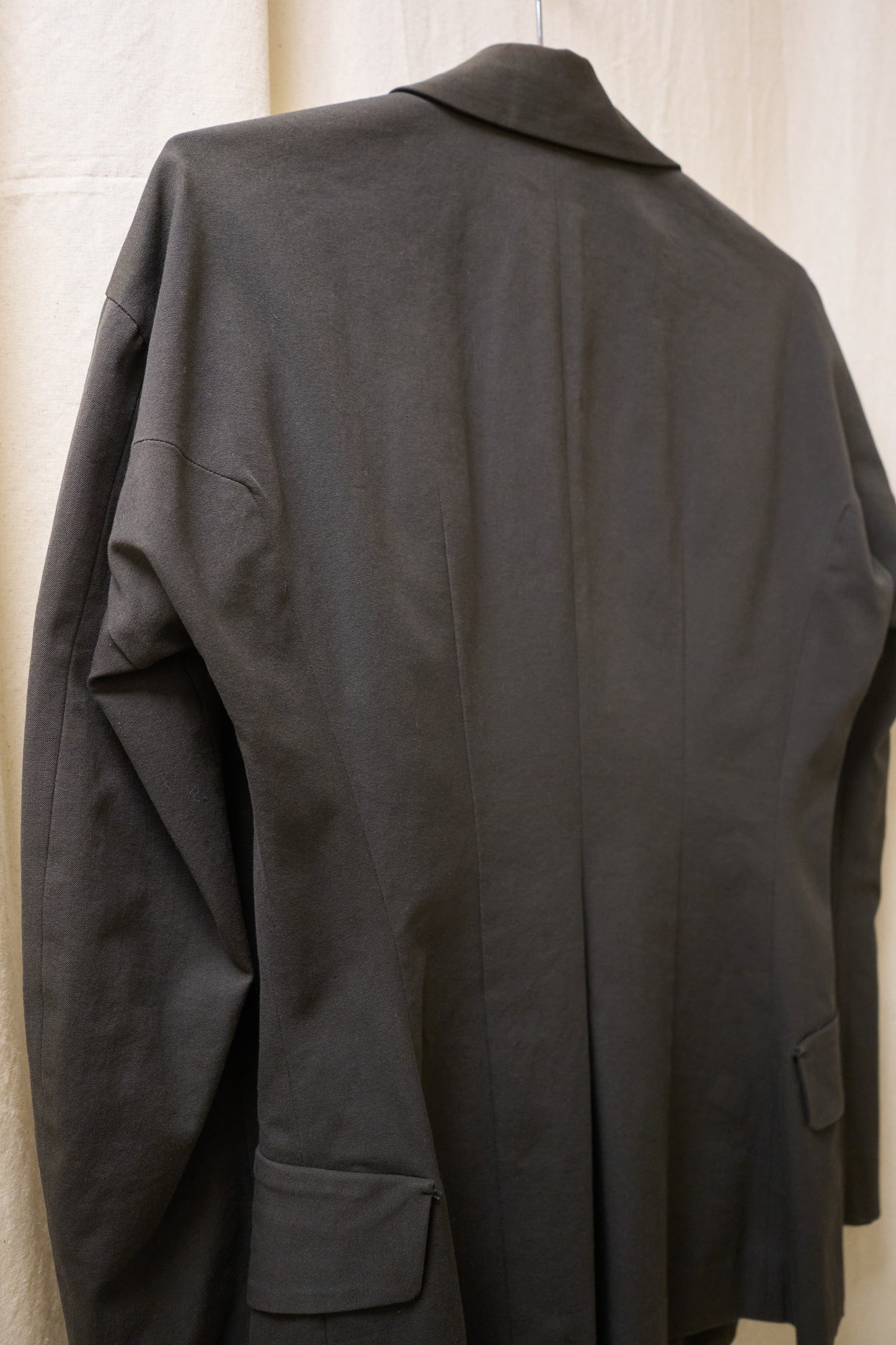 Issey Miyake 1998 cinched waist two button blazer