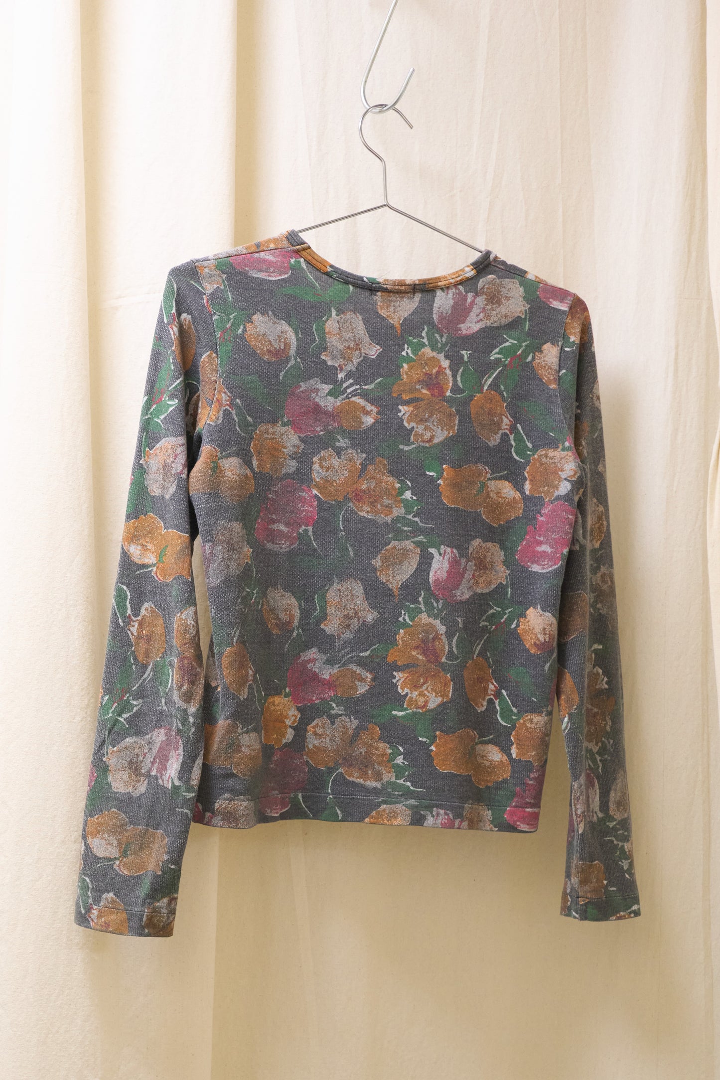 Tricot Comme des Garcons 2001 floral print longsleeve  t-shirt