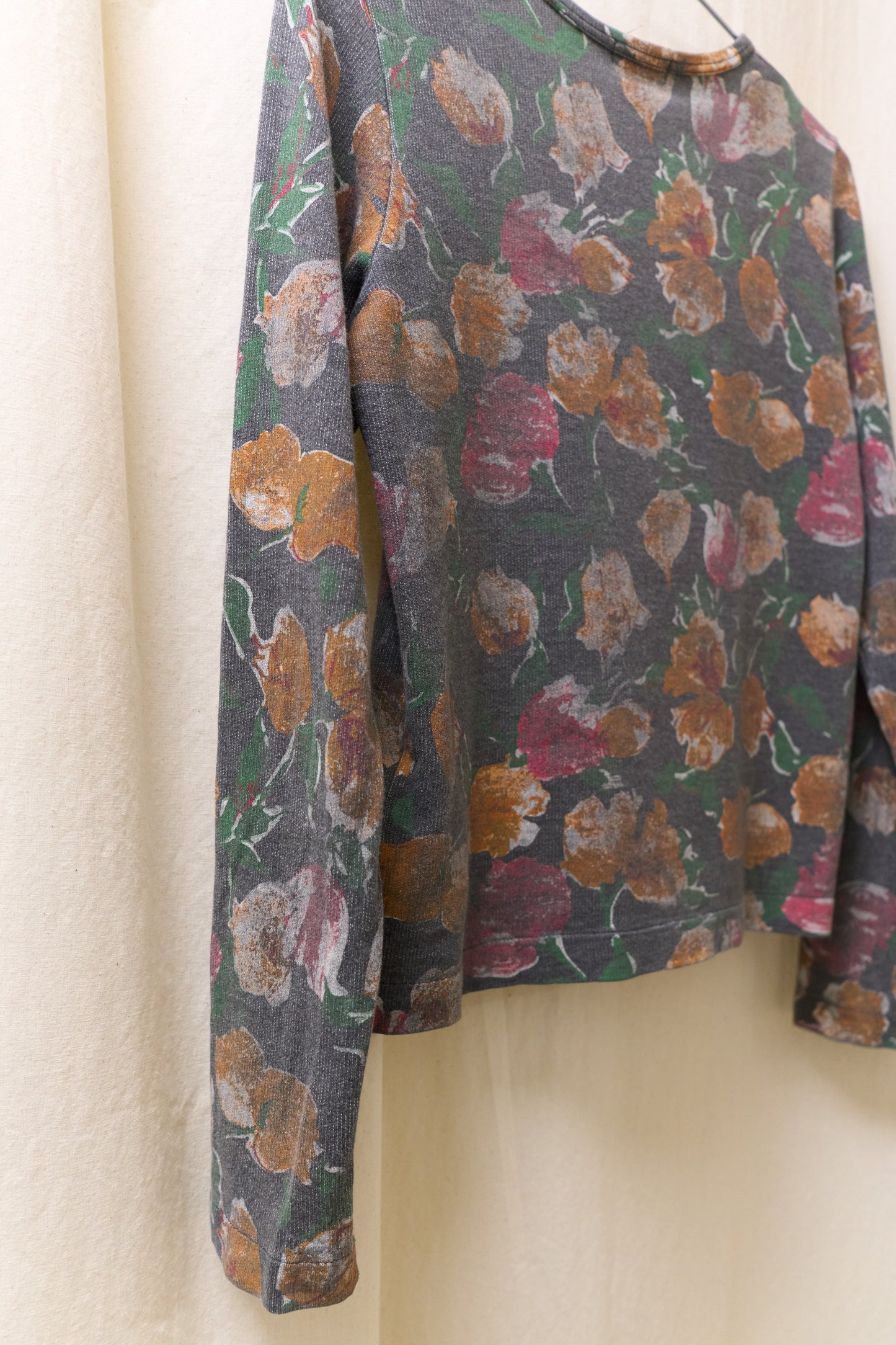 Tricot Comme des Garcons 2001 floral print longsleeve  t-shirt