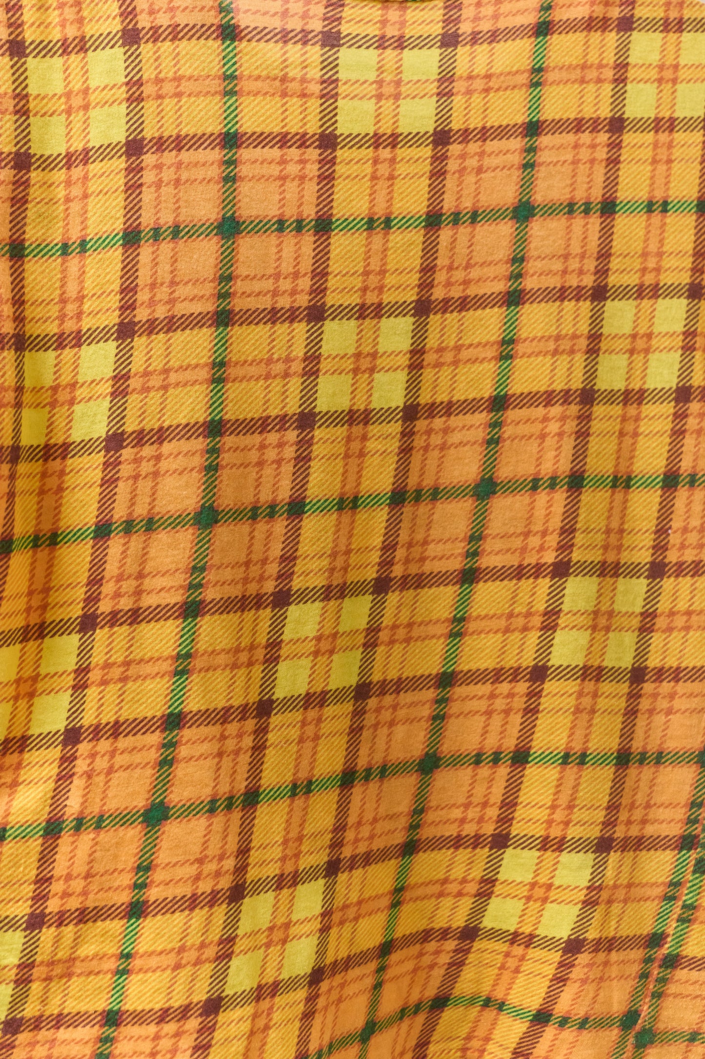 Yohji Yamamoto Y’s stretchy plaid t-shirt