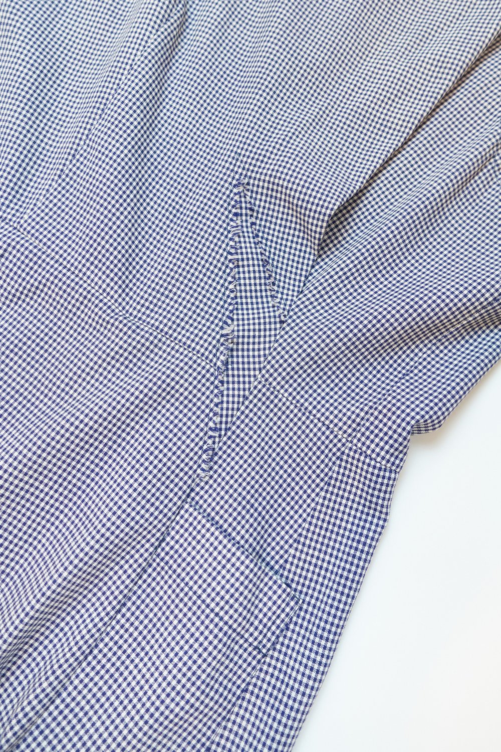 Tricot Comme des Garçons distorted asymmetrical gingham dress