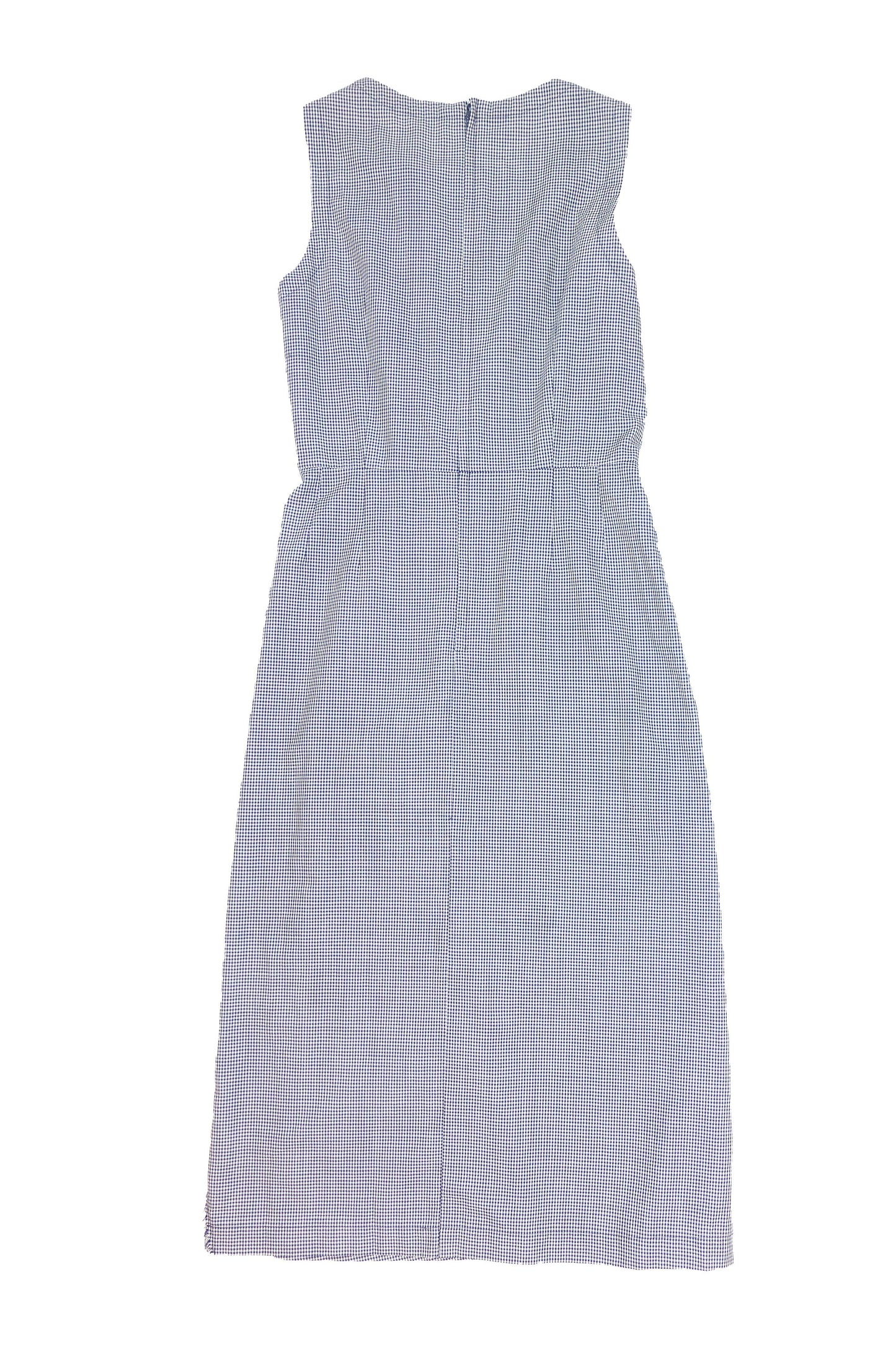 Tricot Comme des Garçons distorted asymmetrical gingham dress