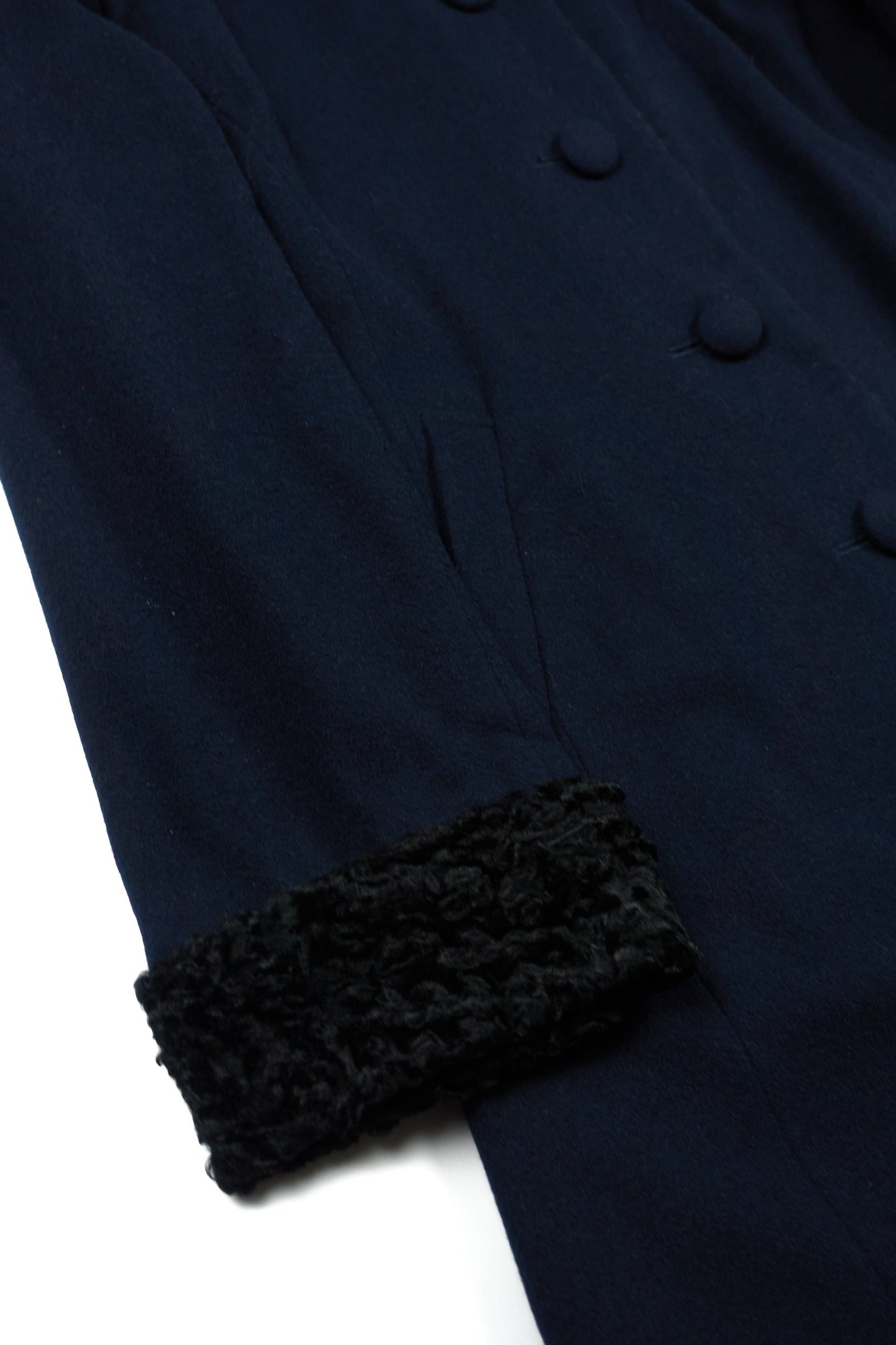Issey Sport I.S. wool coat with detachable collar & cuffs