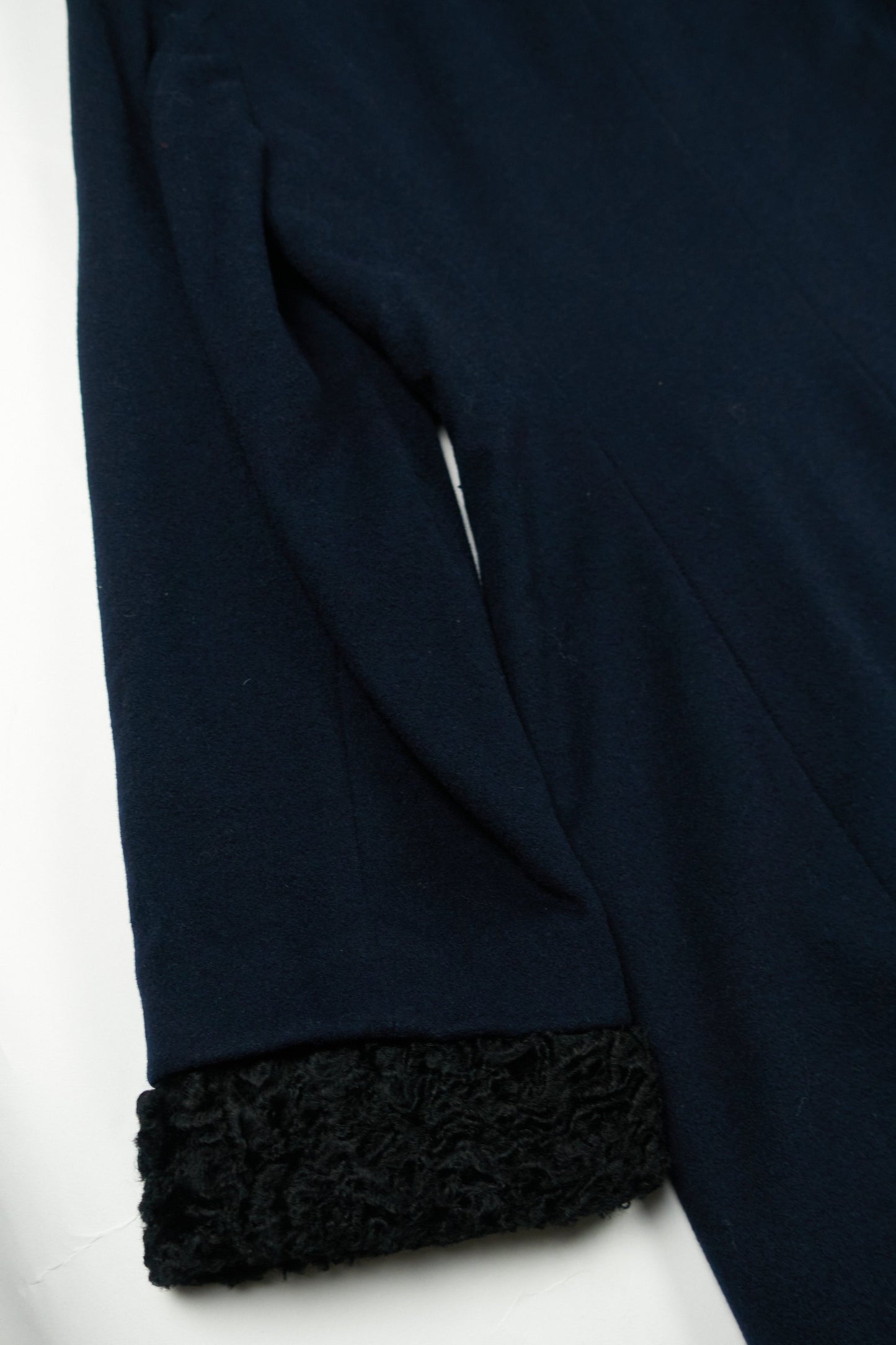 Issey Sport I.S. wool coat with detachable collar & cuffs