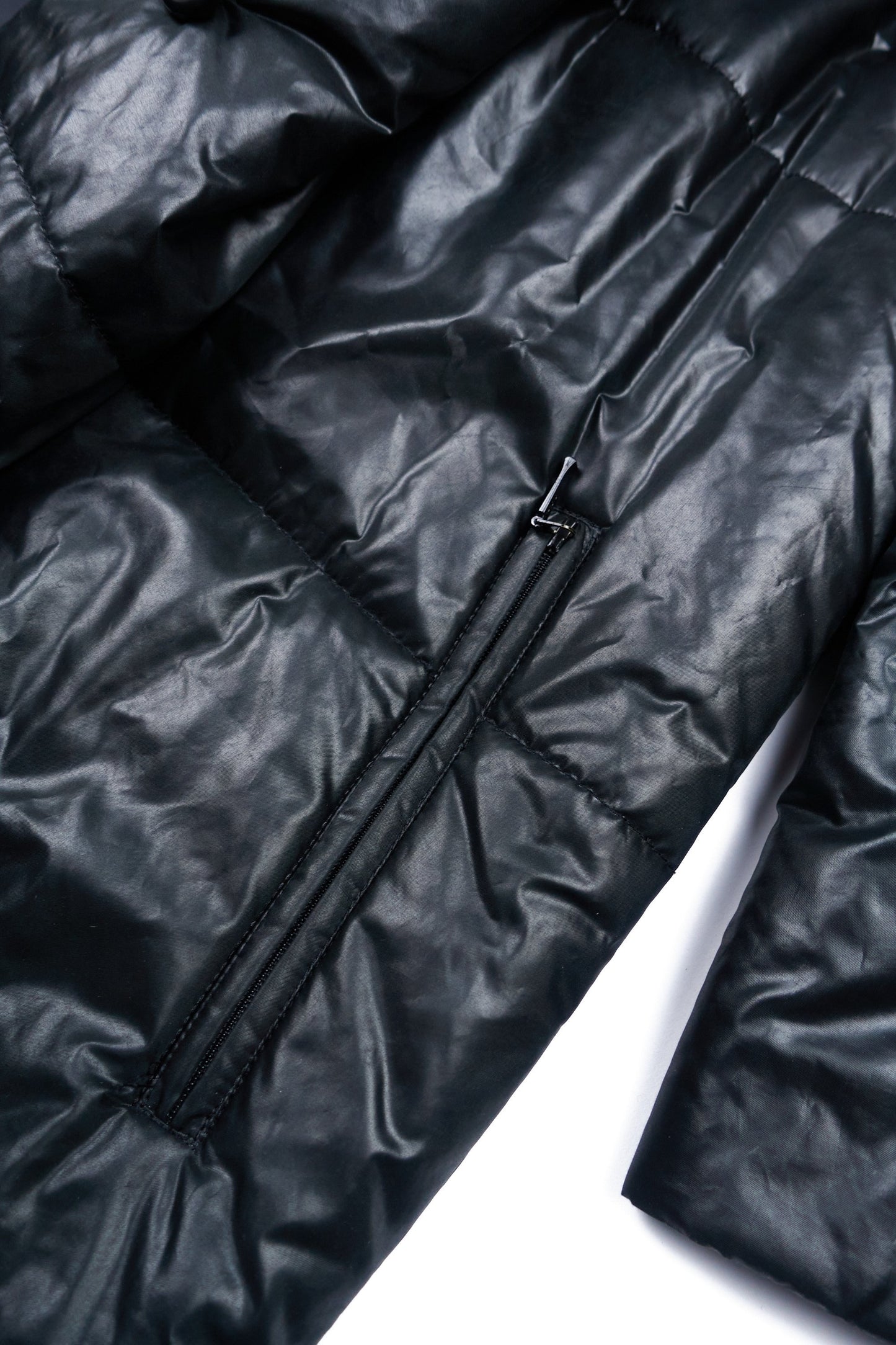 Issey Miyake FETE rubbish bag coat