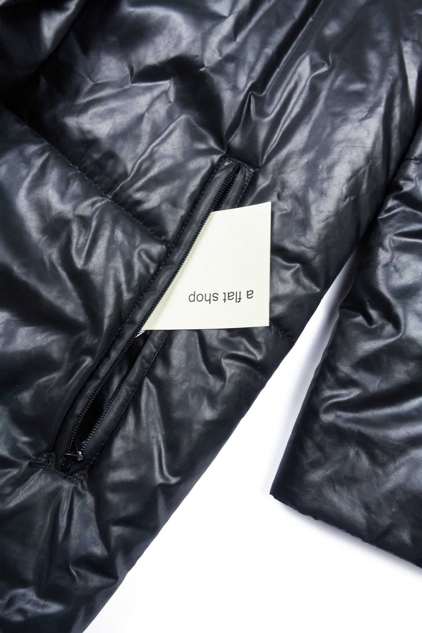 Issey Miyake FETE rubbish bag coat