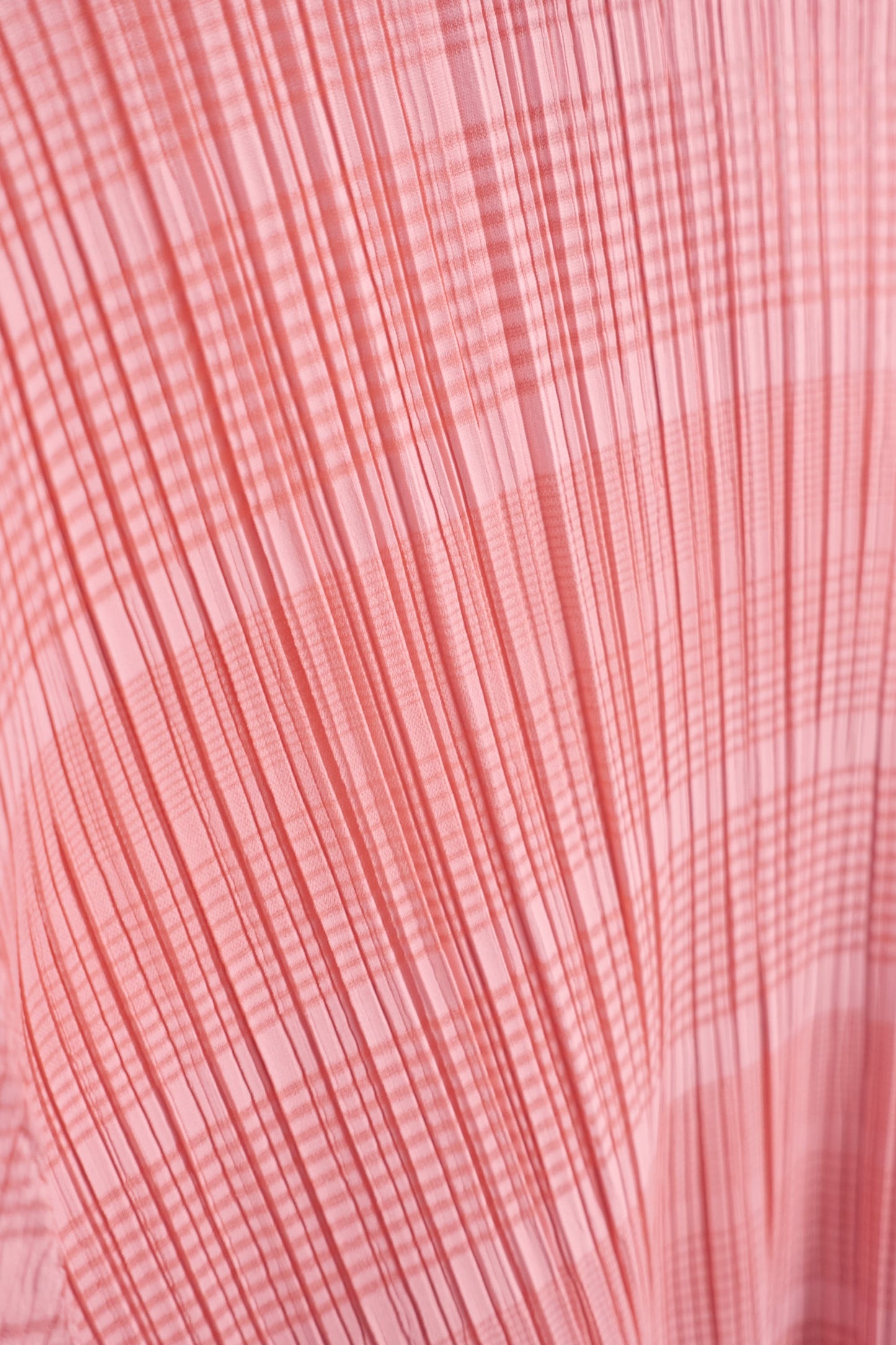 Issey Miyake Pleats Please pink pleated zip jacket