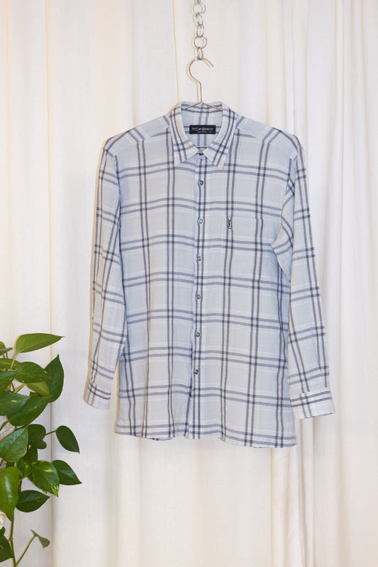 Yves Saint Laurent pour homme check shirt