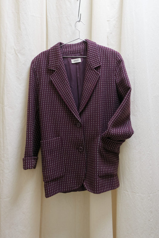 Missoni Donna striped wool two button coat