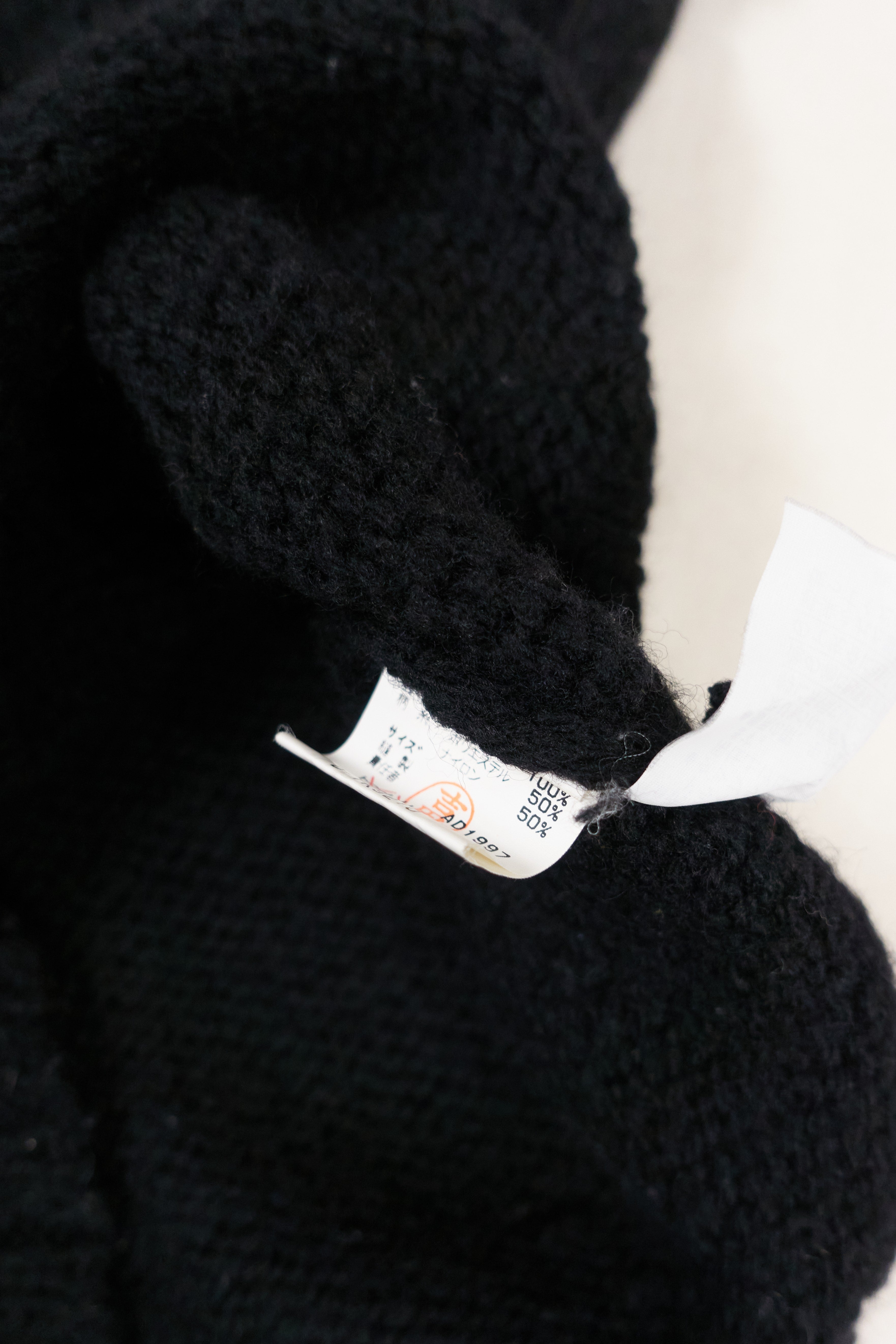 USED COMME DES GARCONS 1997 WOOL FLOWER KNIT ACCEPTABLE M