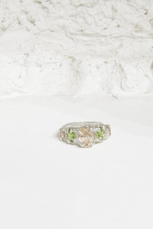 Outcast celestial ring - champagne and kryptonite
