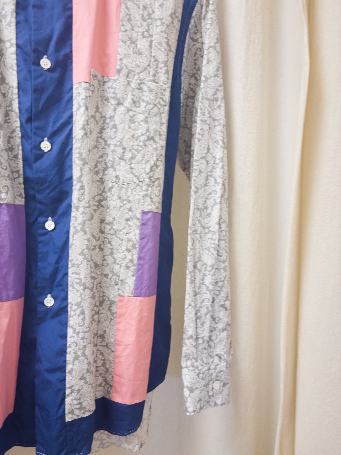 Comme des Garcons Homme Deux paisley patchwork shirt