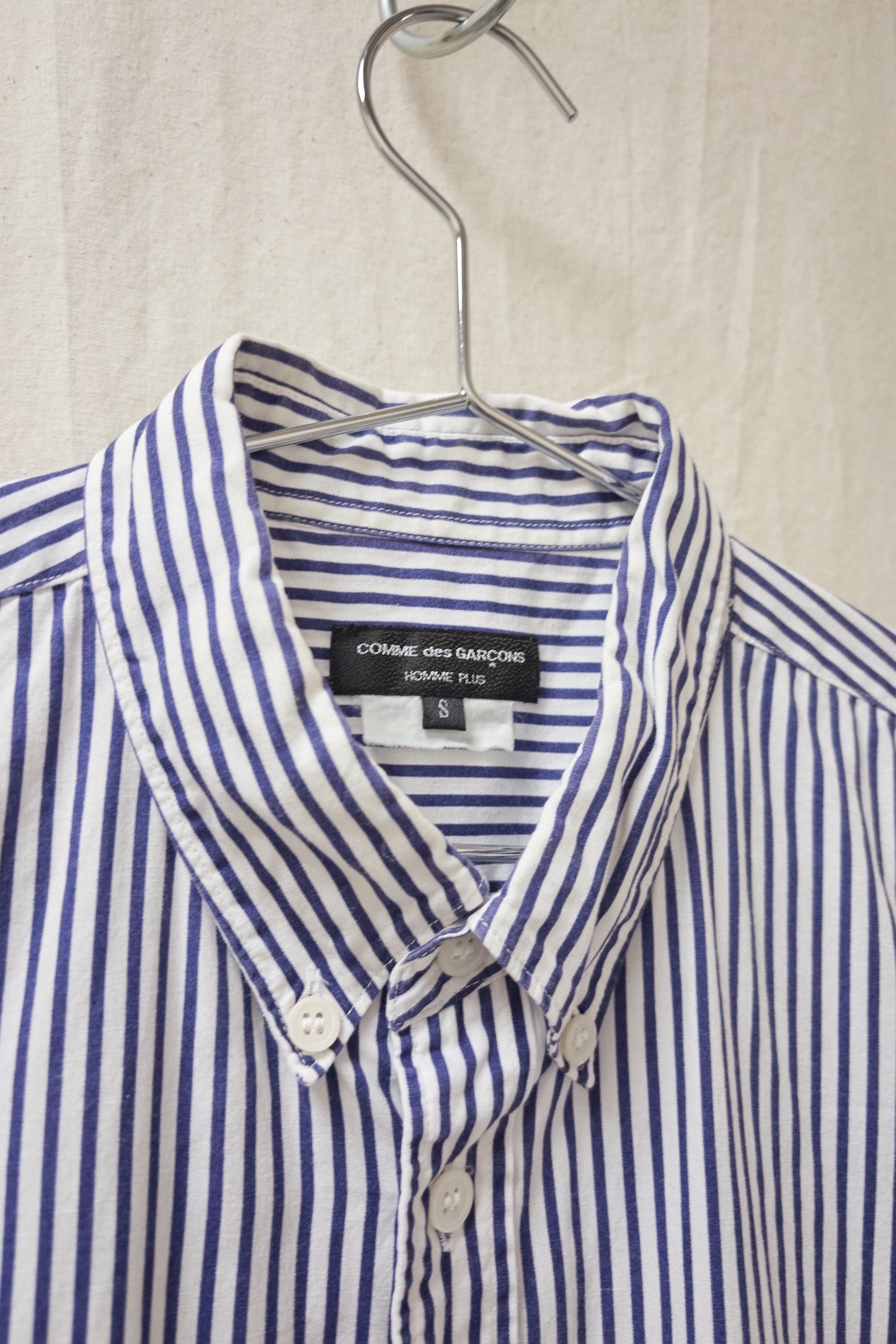 Comme des Garcons Homme Plus dip bleached shortsleeve shirt