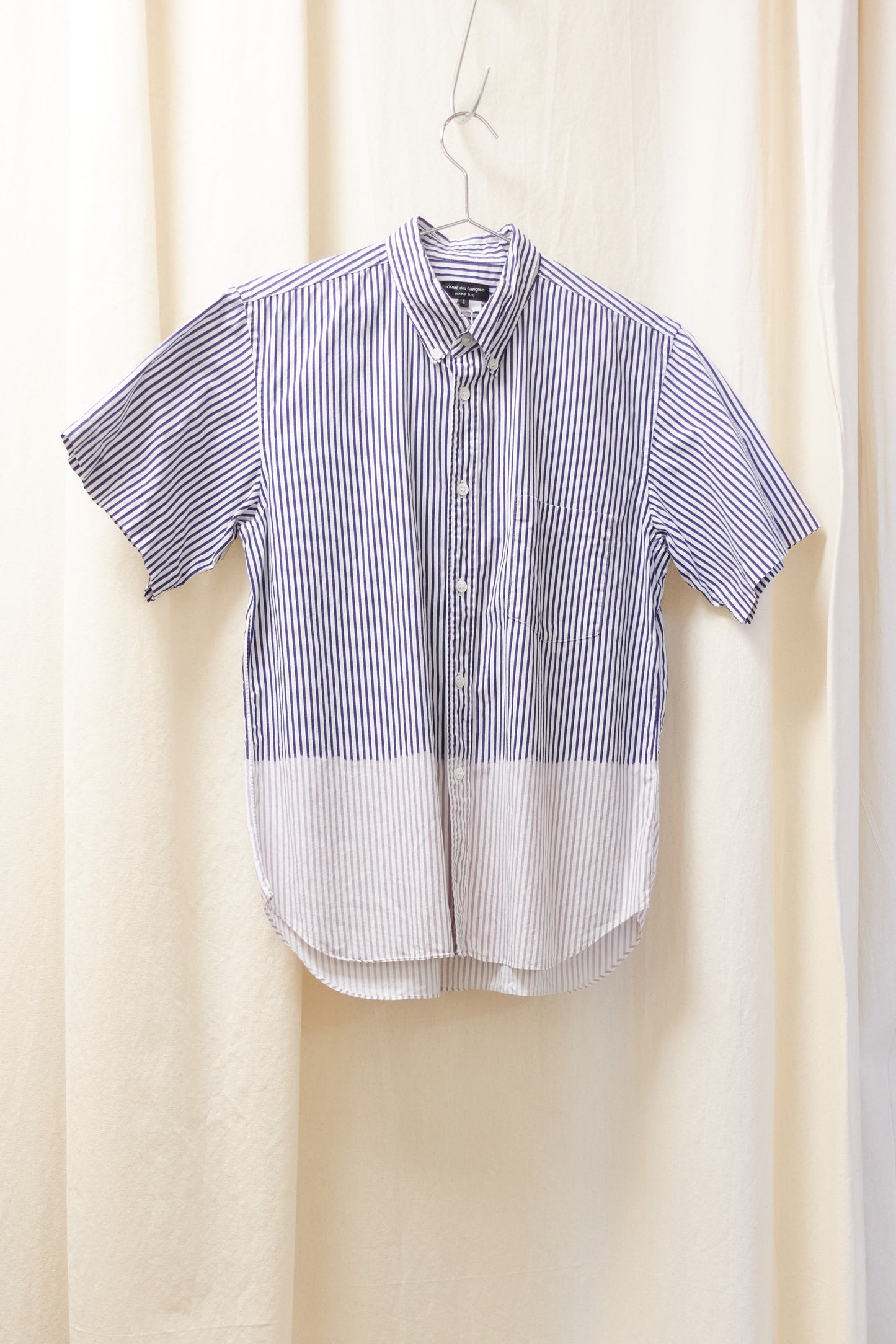 Comme des Garcons Homme Plus dip bleached shortsleeve shirt