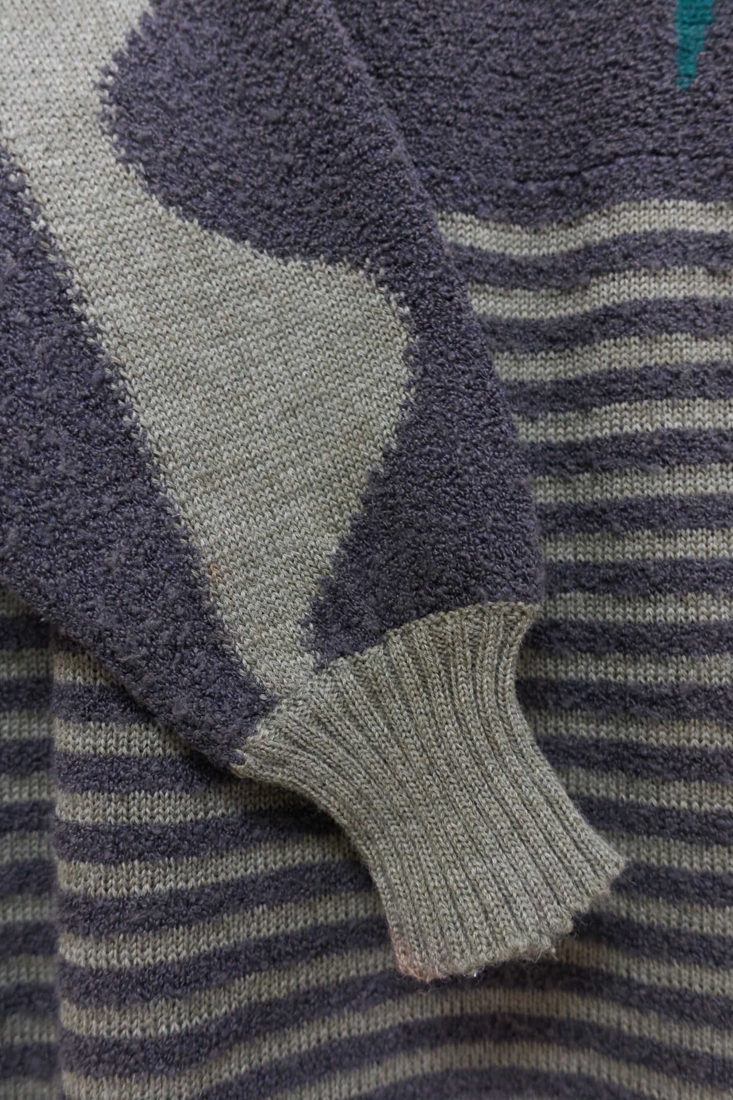 Issey Miyake all style co. graphic knit jumper dress c.1970 - 80s