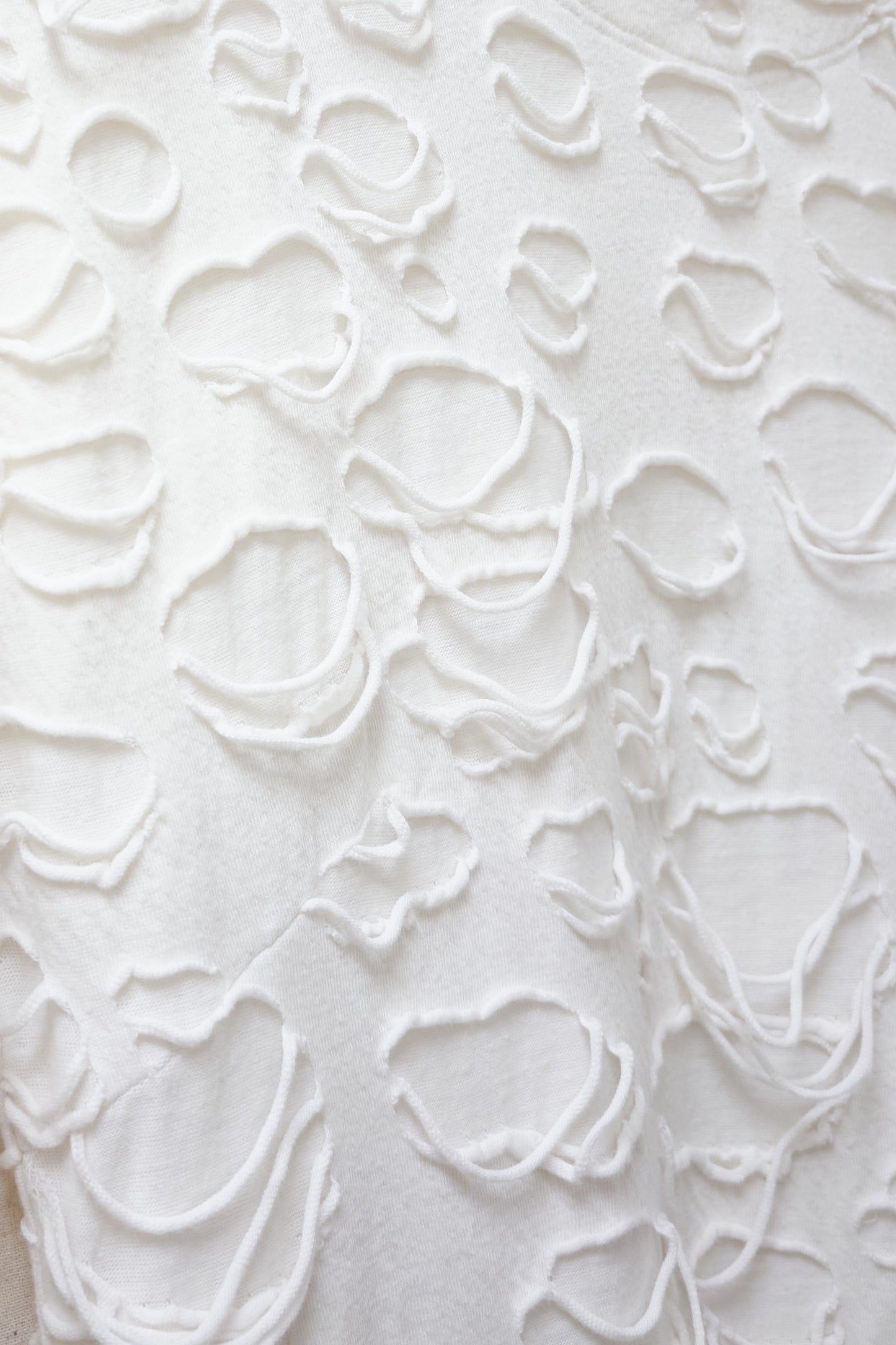 Issey Miyake Haat ‘holey’ jersey dress