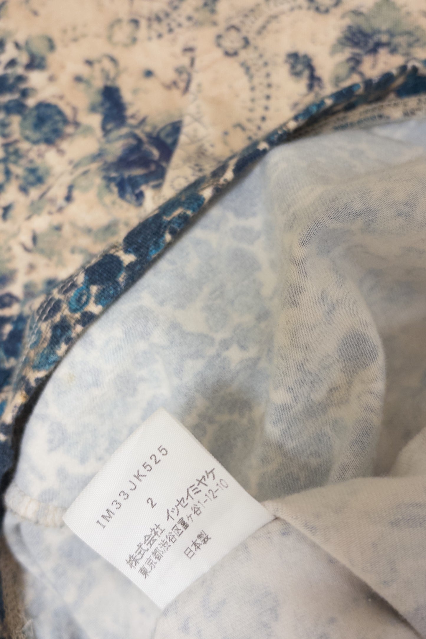 Issey Miyake floral baroque t-shirt