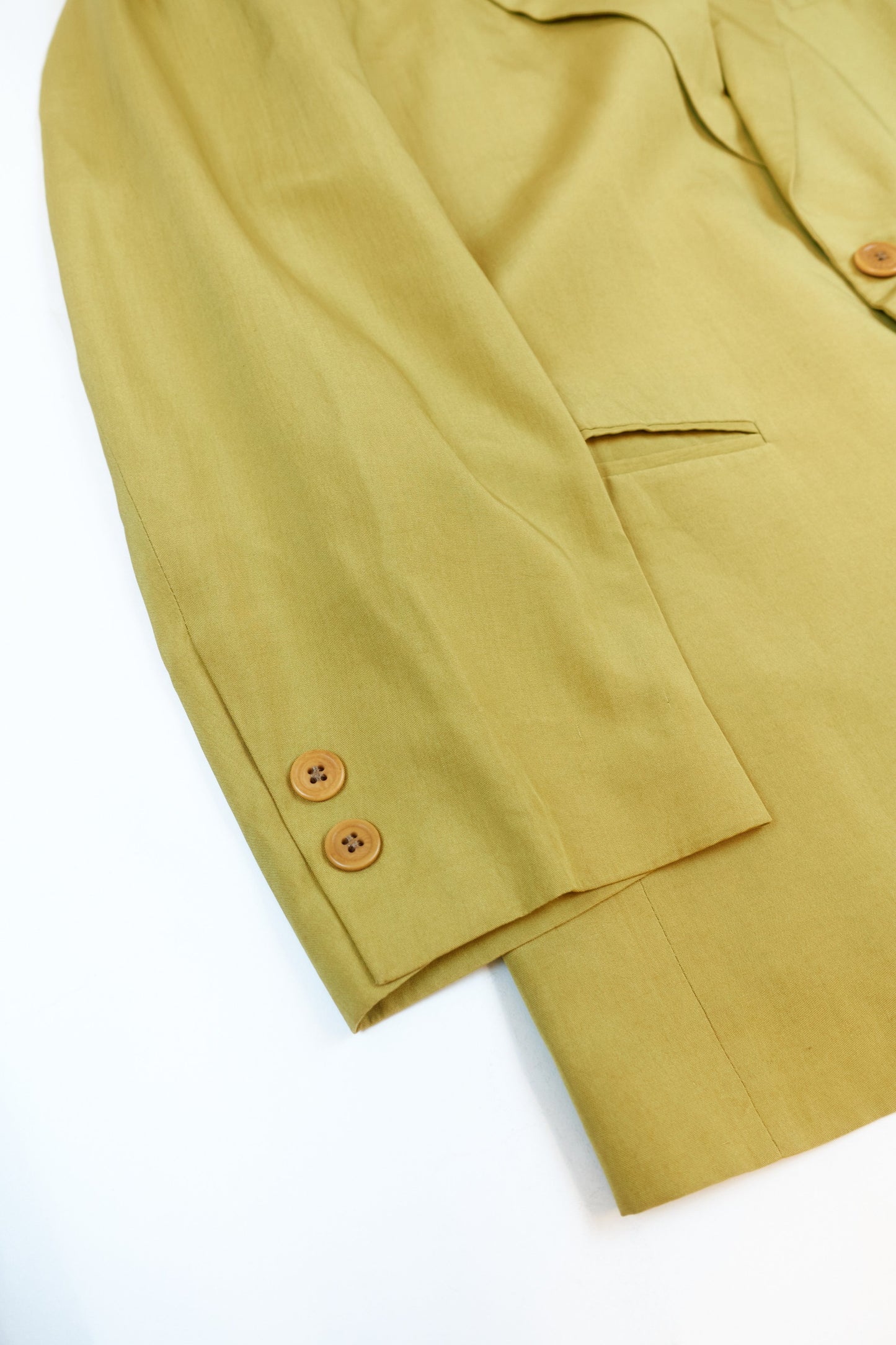 Missoni Uomo Mustard 2 button silk blazer