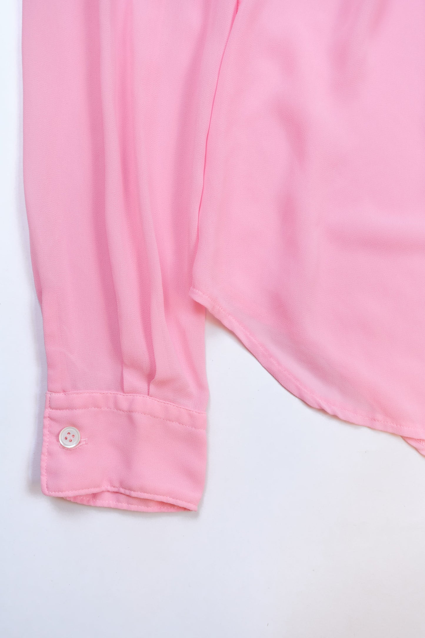 Comme Des Garcons 2004 gathered chest sheer shirt