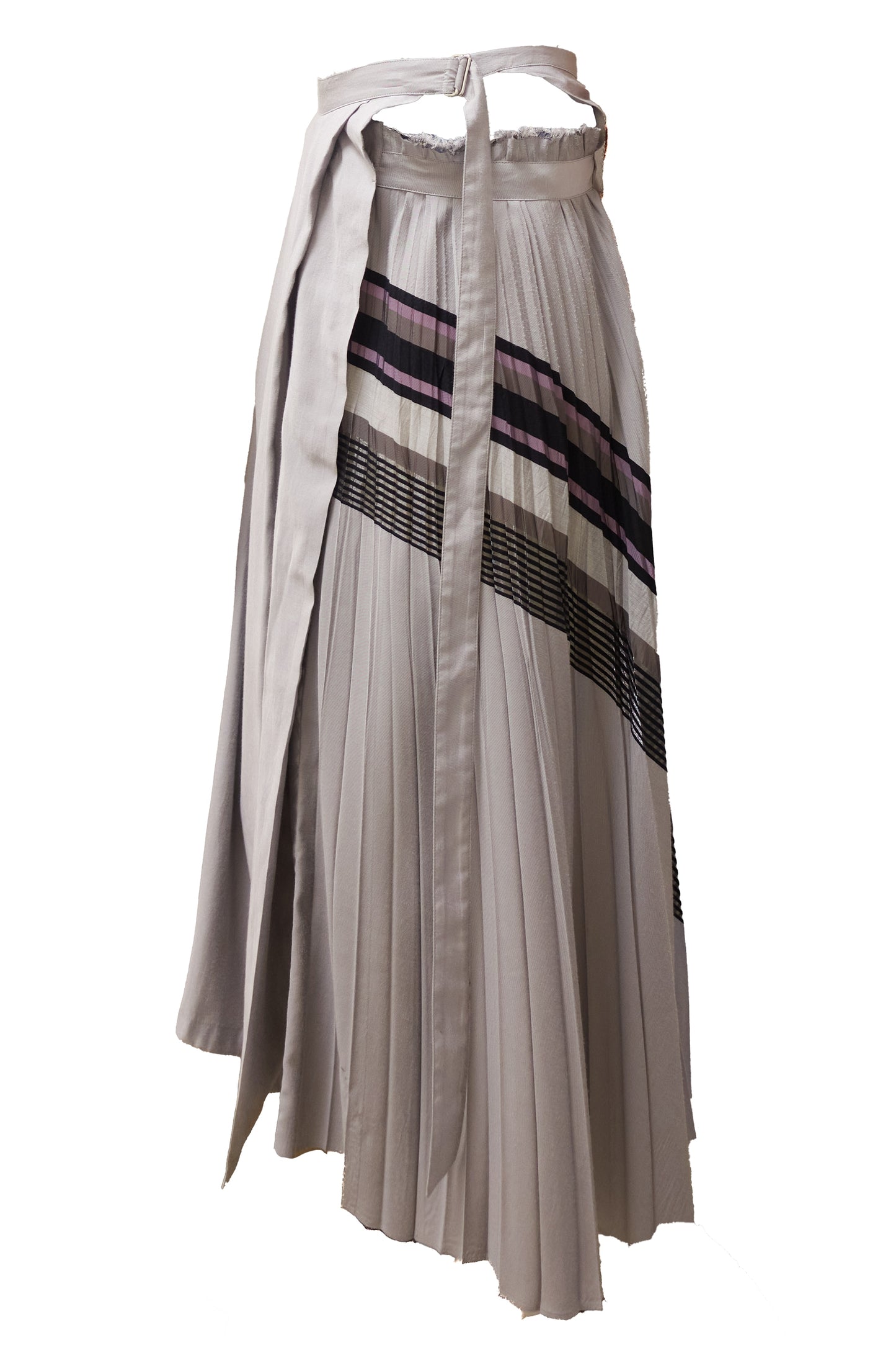Yohji Yamamoto Y's wrap skirt with pleat panel